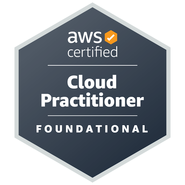 AWS Cloud Practitioner Certification Badge